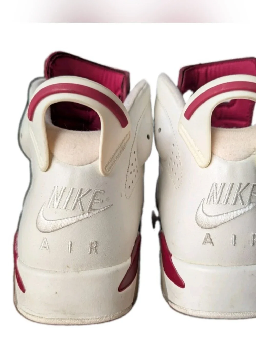 Jordan Air Jordan 6 Retro Sneakers Maroon US Men Size 10 Active